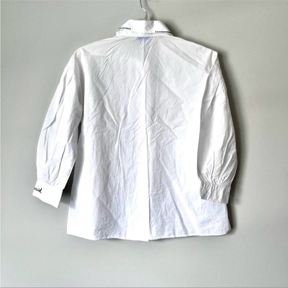 Mimisol girls beaded white blouse - Picture 3 of 10